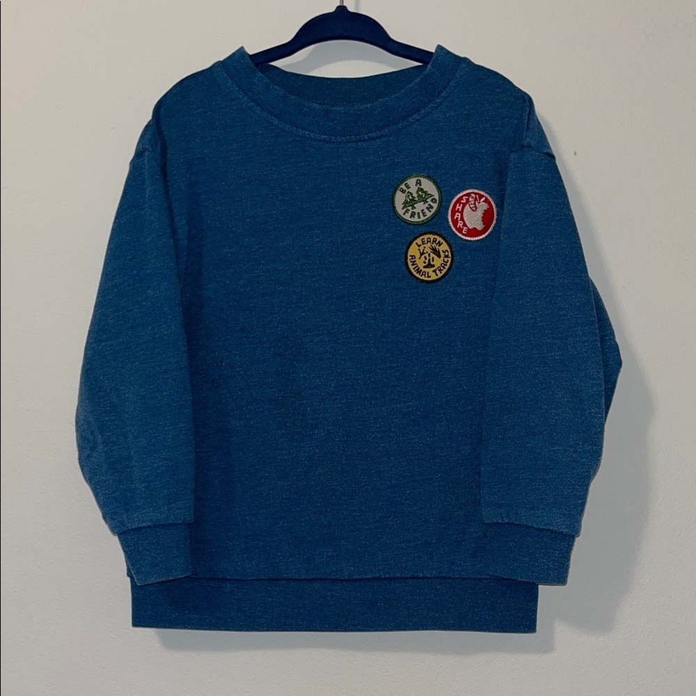 Patagonia Blue Kids Sweatshirt with Patches